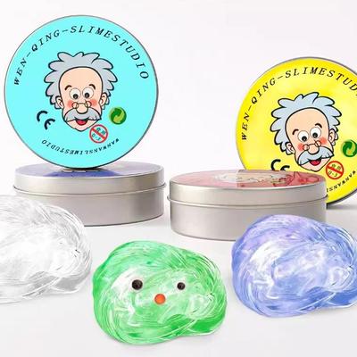Chamäleon Nicht-Newtonsche Flüssigkeit Schleim Flüssiges Glas Hüpfender Schlamm Bunter Dehnbarer Kristallschleim Kinderspielzeug zum Zappeln und Stressabbau