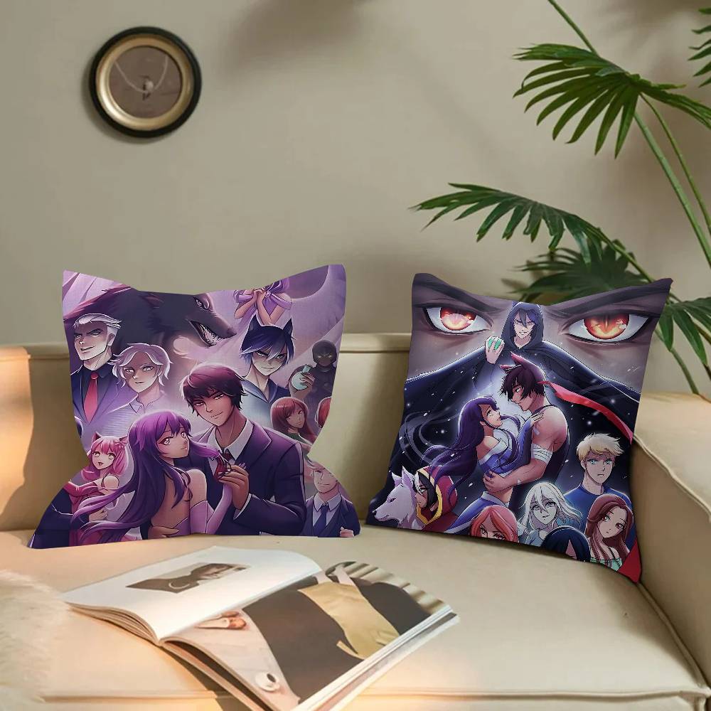 Game Aphmau Cushion Cover Polyester Sofa Cushions Decorative Throw Pillows Home Decoration Pillowcover
