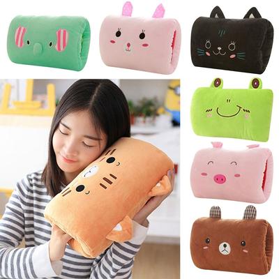 Plush Pillow Winter Gloves Cartoon Gloves Men Women Mitten Warm Hand Electric Heating Hand Warmer