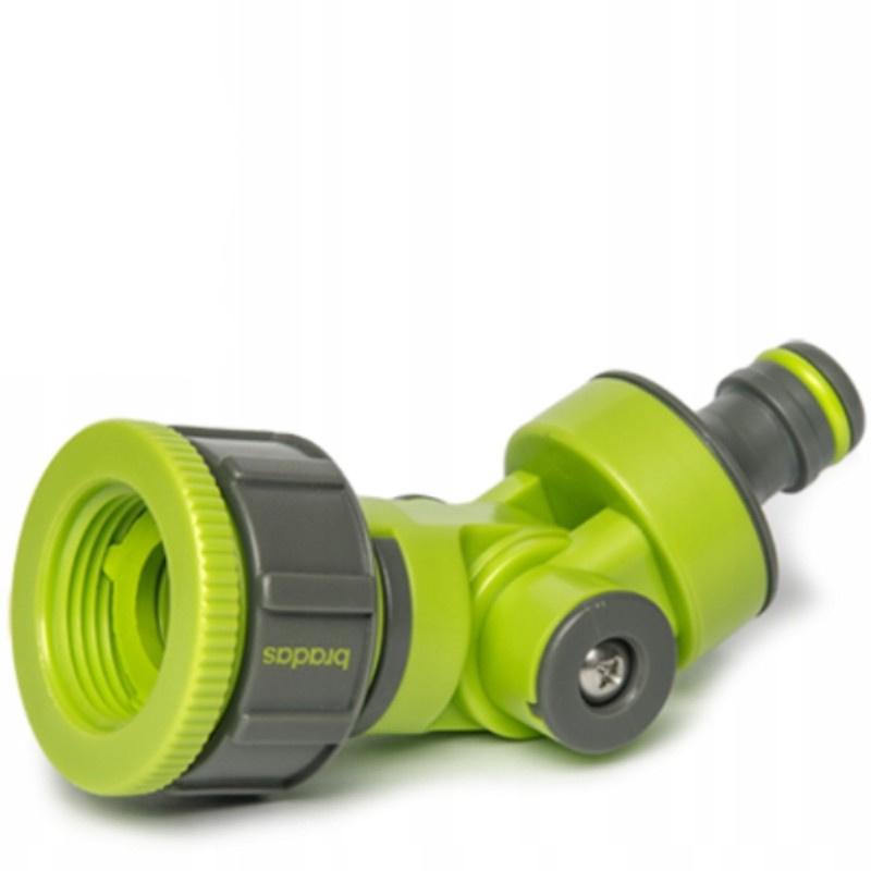 Tap Connector 1" With Reduction To 3/4" Thread Adapter for Garden Hose