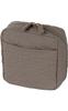 Choutrente Cosmetic Makeup Accessory Pouch for Can Be Stored Upright Pouch, Pouch, Case, Women, (Embossed Greige)