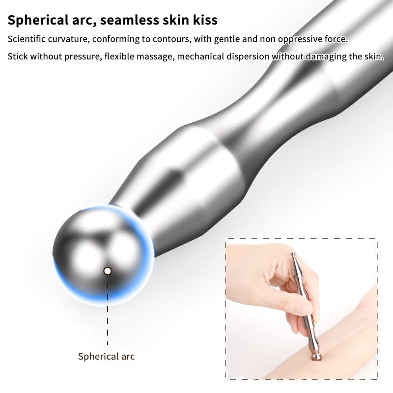 Stainless Steel Acupressure Pen Elastic Ear Acupoint Massage Stick Improve Eyesight Acupuncture Point Massager Relax Body