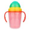 Baby Cup Bottle Straw Water Feeding Portable Handle Training Drinker Accessories (Pink)