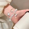 Fish-tail Star String Bead Bracelet - Women's Niche Design Handcrafted Layered Shell Bracelet with High Appearance Quality Accessory
