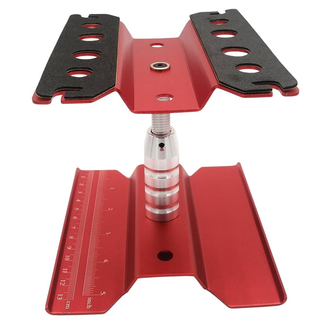 RC Car Workstation Aluminum Repair Workstation with Bracket and Screw Tray for Redcat RC Crawler Monster Truck Buggy Stand, 1/8, 1/10, 1/12, 1/16