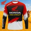 Honda 26 New Quick-Dry Men's Motorcycle Long Sleeve Breathable Riding T-Shirt Suitable for Off-Road Outdoor Riding