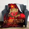 Liverpool Customize Text Blanket Throw Customizable Blanket Ultra-Soft Perfect for Livingroom Picnics Office Chair Chair Four Seasons Multipurpose