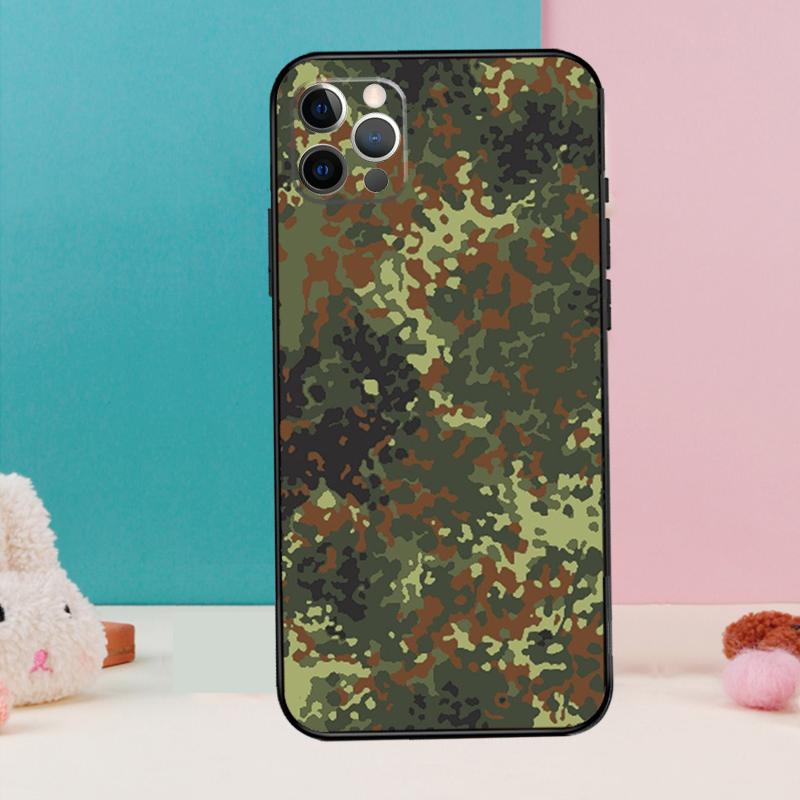 Army Camo Camouflage Phone Case For IPhone 18 17 Air 16 15 13 12 11 14 Pro Max 12 13 mini 15 16 Plus 16e Cover Coque