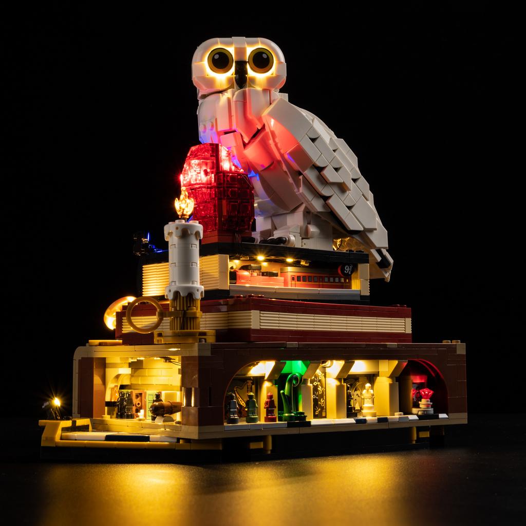 DIY LED Lighting Kit For Lego 76466 Sorcerer's Stone – Collectors' Edition Light Kit Building Block Toy Decoration Adjustable Lighting Accessories