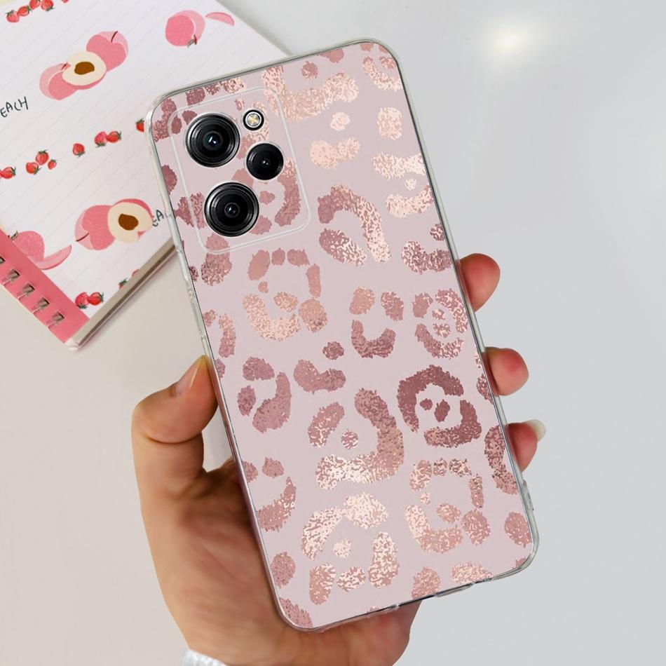 For Xiaomi Poco X5 Pro Case Poco X5 5G Elegant Printing Soft Silicone TPU Phone Back Cover For POCO X5Pro PocoX5