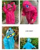 Poncho antipioggia spesso a forma di anatra dei cartoni animati per bambini e studenti dell'asilo
