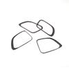 Car Accessories Inner Door Stereo Audio Speaker Panel Frame Stickers Carbon Fiber Trim For Mercedes Benz C Class W206