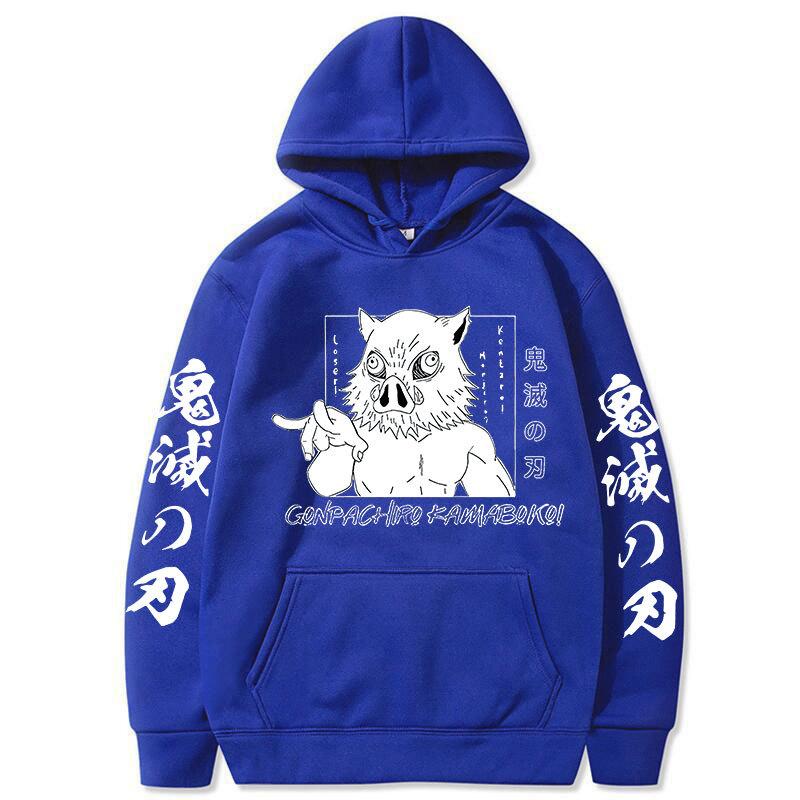 New Hoodie Animation Peripheral Men'S Hooded Sweater Japanese Loose Casual Sweater Women