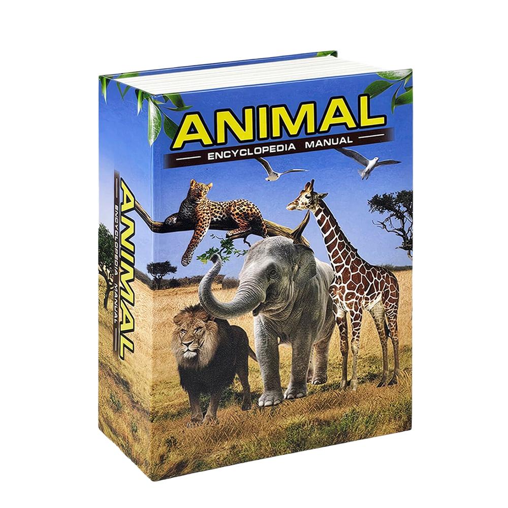 Nowy sejf w kształcie książki z zamkiem szyfrowym – Ukryta skarbonka i tajny schowek dla dzieci, Idealny prezent urodzinowy i świąteczny