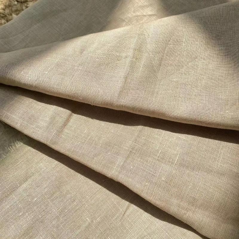 280cm*100cm Pure Linen Fabric for Sewing Quilting Fabrics DIY Crafts Bags Baby Clothing Dress Bedding Sets Handmade Sewing