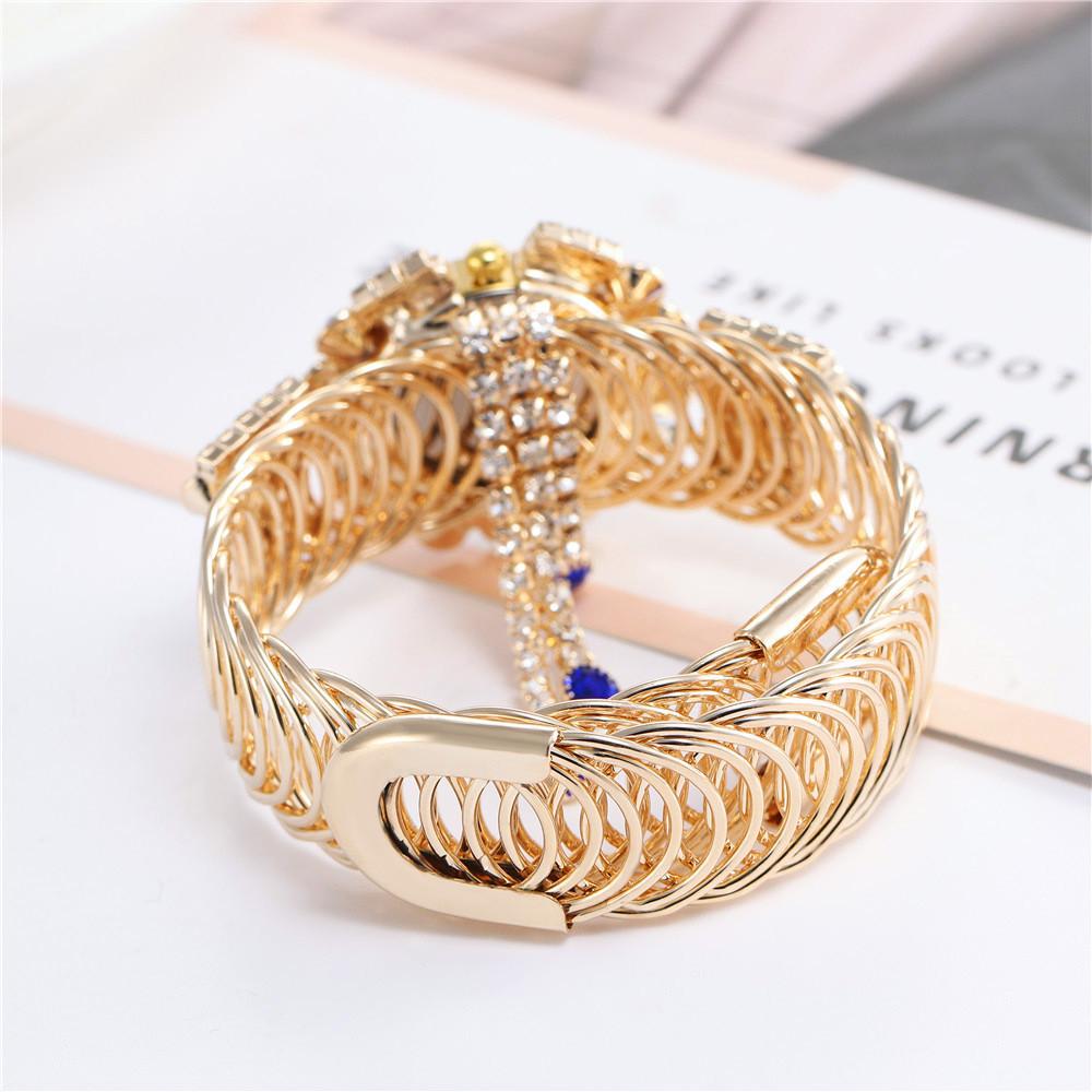 Fashion Lady Bracelet Watch Quartz Movement With Decorative Dial For Women