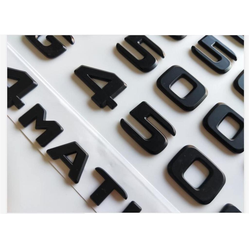 MSEURO Black Badge Emblem Mercedes Benz A180D A220D C350D E500D C300D E220D G450D 4MATIC (Size : G450D)
