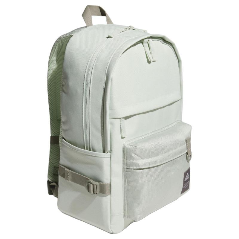 Adidas Recycled Material Polyester Backpack Regular Unisex Linen Green Adidas JF1198