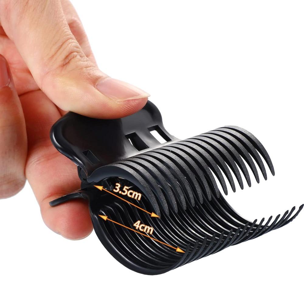 12Pcs Professional Hair Rollers Hot Roller Clips Hair Curler Claw Clips Replacement for Women Girls Hair Section Styling