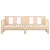 Pull Out Daybed Solid Pine Wood 2x(90x190) Cm