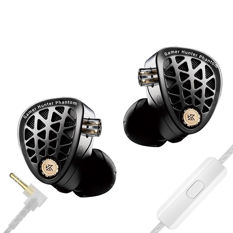 Pre-order KZ Phantom Hi-Fi Grade Flagship Esports Gaming IEMs with High-Purity Silver-Plated Dual-Parallel Detachable Cable