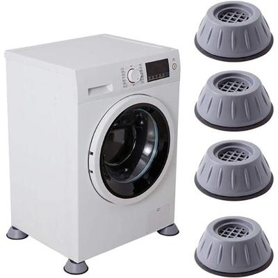 4Pcs Washing Machine Anti Vibration Pads Non Slip Rubber Washer Feet Shock Absorber Support Stand for Washer Dryer Furniture Floor Protector