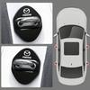 Mirhua Car Door Lock Accessories for Mazda Easy 304 Mirror Stainless Steel Exclusive Striker Black M6/M3/M2/M5 - Installation, Durable, Cover,