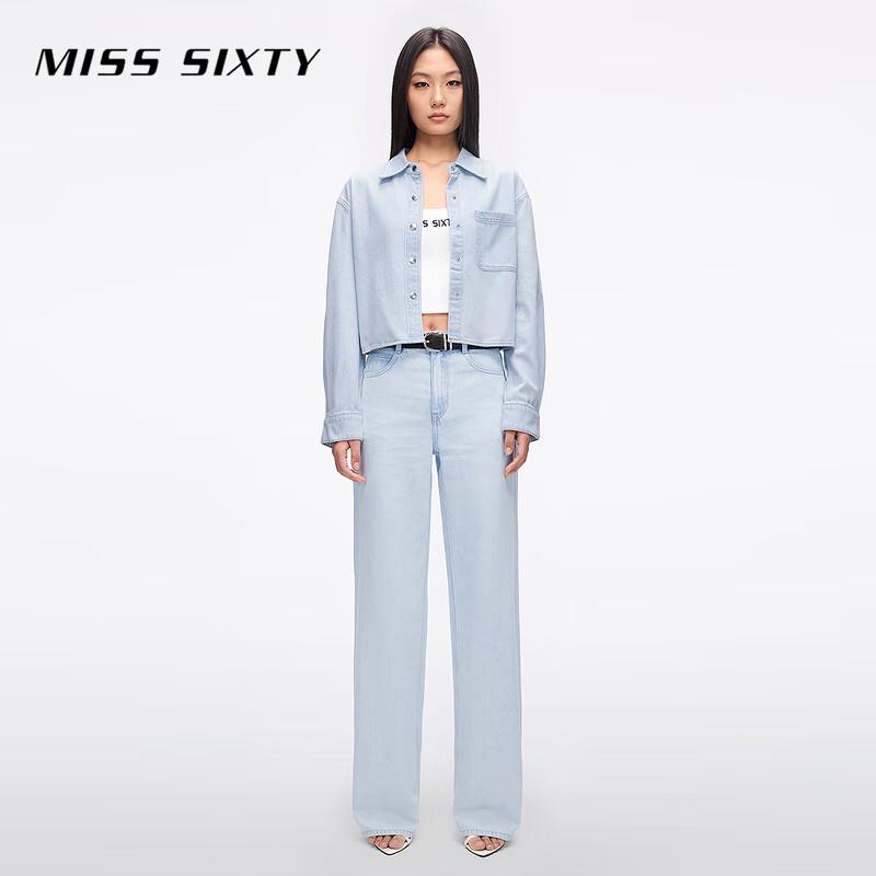 MISS SIXTY 2025 Summer Retro Washed Straight-Leg Jeans
