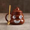 Cute Poop Mug Funny Ceramic Parody Poop Cup Personality Bizarre Poop Cup Birthday Gift