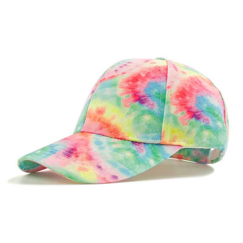 European & American Tie-Dye Graffiti Baseball Cap: Unisex Gradient Sun Hat