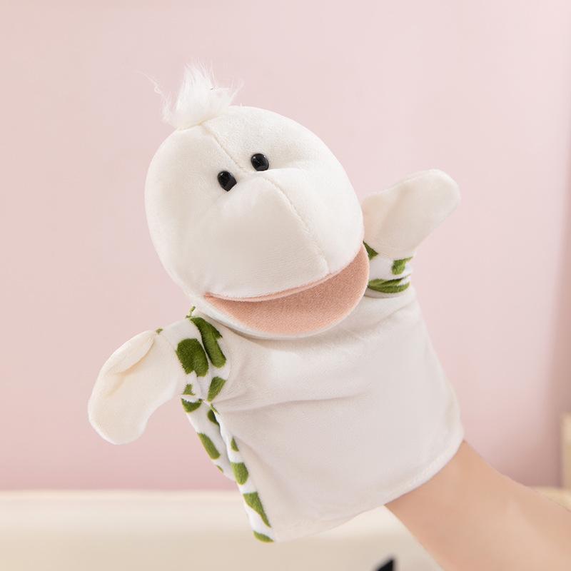 Hand Puppet Toy Animal Hand Soothing Doll Show Lion Can Open Mouth Animal Doll Kindergarten Lecture Props