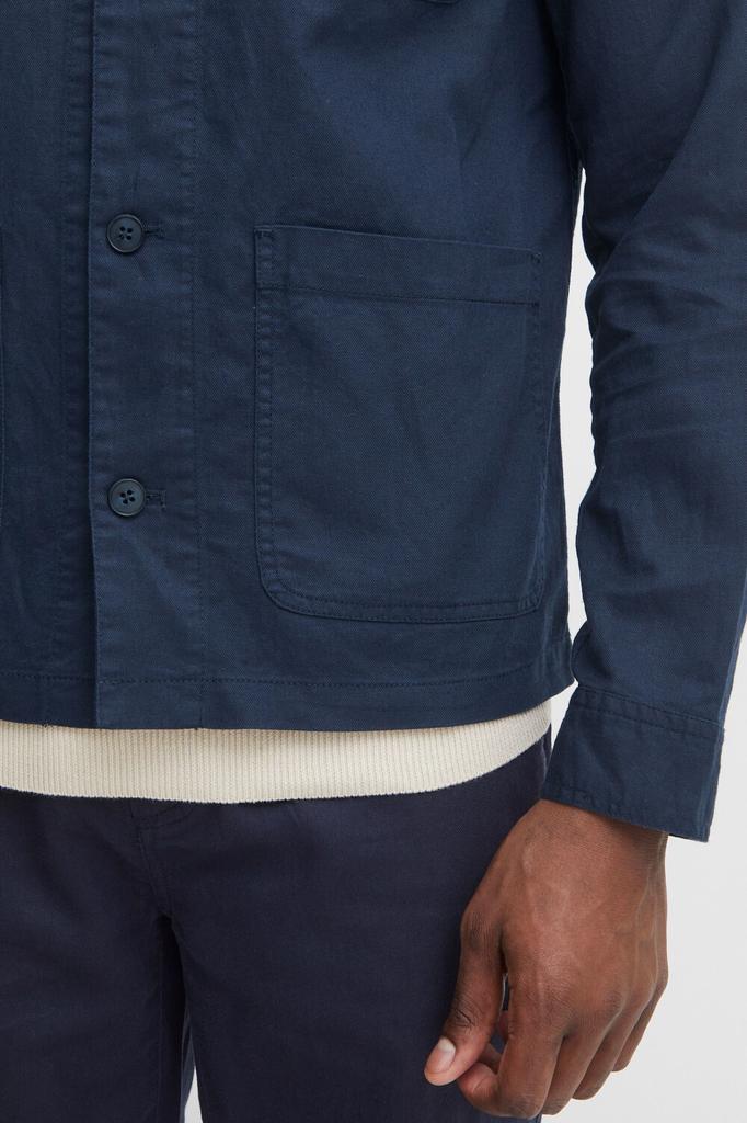 Mid-season Jacket Casual Friday Field Jacket 'Jerslev' Blue