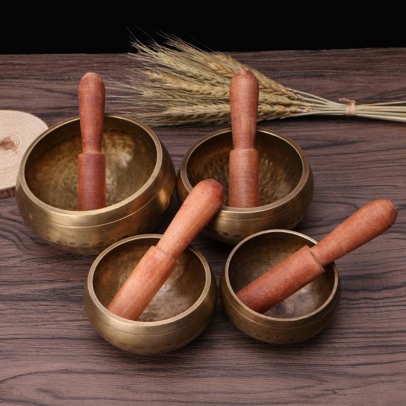 Tibetan Buddhism Singing Bowl Hand Hammered Yoga Copper Meditation Gift