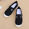 Fashion Purple Women's Casual Slip-On Mesh Shoes Beijing Old Style Cotton Shoes Comfortable Low Heel Summer Season Unisex Ankle Covering