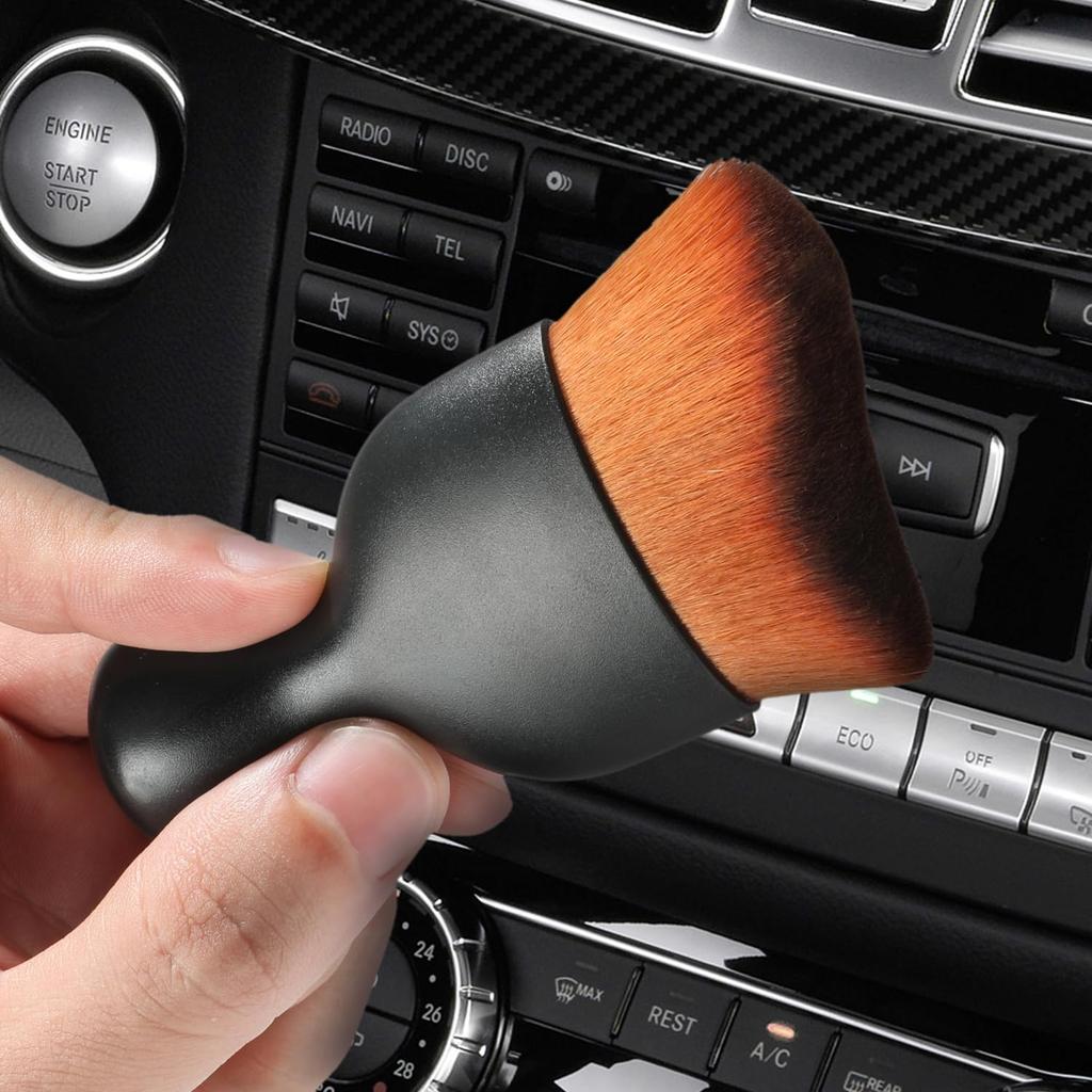 ESEWALAS Car Windshield Cleaning Tool Soft Bristle Cleaning Brush Auto Detail Brush Car Dash