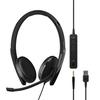 EPOS SENNHEISER ADAPT 165 USB II Проводная стереогарнитура с разъемом и подключением (1000916) - 3,5 мм USB-A
