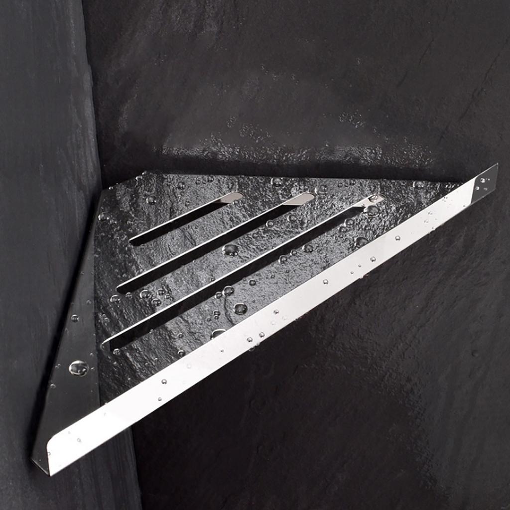 Wall Mounted Shower Corner Shelf Storage Rack Organizer Holder Container for Bathroom