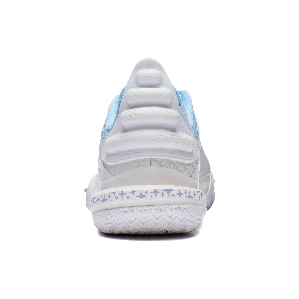 Li Ning Wade All City 11 V2 PU, Textil, TPU tlmenie, Odolné voči opotrebeniu Nízke Basketbalové topánky Pánske Mist White ABAT093-4