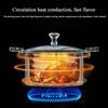 8L Micro Pressure Pot High Capacity Double Ear Stewing Pot Non-Stick Soup Pat Korean Vacuum Multifunctional Stewing Boiling Pot