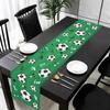 1pc Soccer/Football Party Table Flag Table Centerpiece Soccer Birthday Decorations Sports Theme Party Table Runner Table Cover