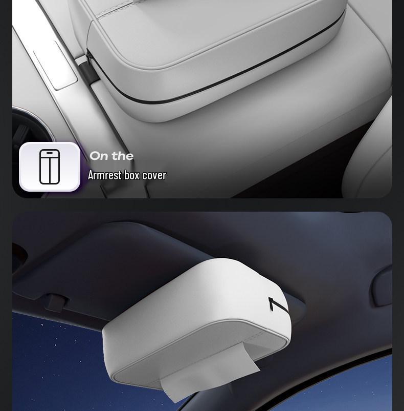 Tesla Model Y/3/S/X Car Seat Hanging Tissue Dispenser