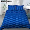Set Copripiumino Geometrico King Size Tonalità Bianco Oro Set Biancheria da Letto Bohemien Morbido Copripiumino con Federa Copripiumino Singolo