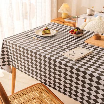 Qie E Tuan Tuan PVC Waterproof Easy-Clean Rectangular Tablecloth