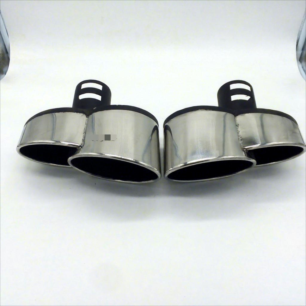 WALD Exhaust Tailpipe Modification: Mirror-Polished Stainless Steel Muffler Tip Car Exhaust Pipe