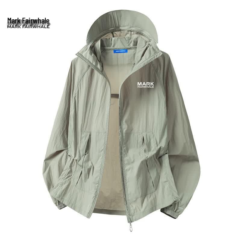 MARK FAIRWHALE Men s Tech-Style Hooded UV Protection Jacket XL