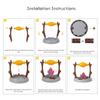 Cats Puzzle Feeder Interactive Treat Dispenser And Slow Feeder Pet BBQ Roller Cat Brain Exercise Toy Cognitive Training Game