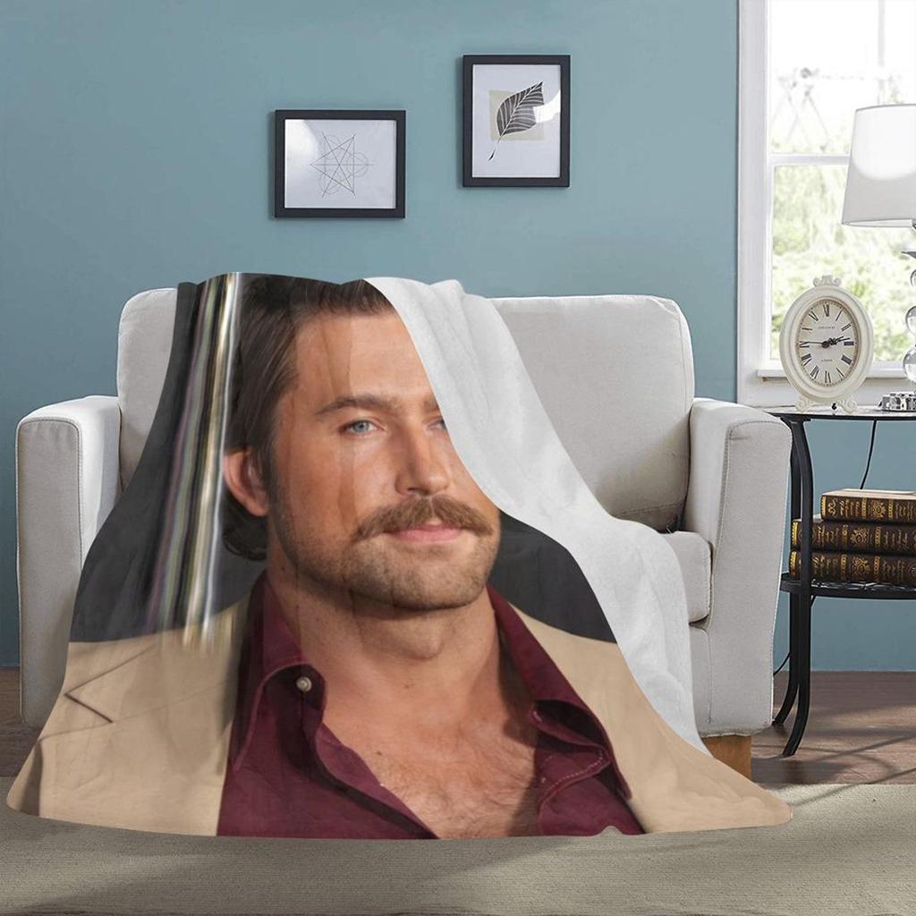 HUGE BEST PRICE Brandon Sklenar Blanket Fleece Travelling Birthday Gifts Mothers Fathers Day