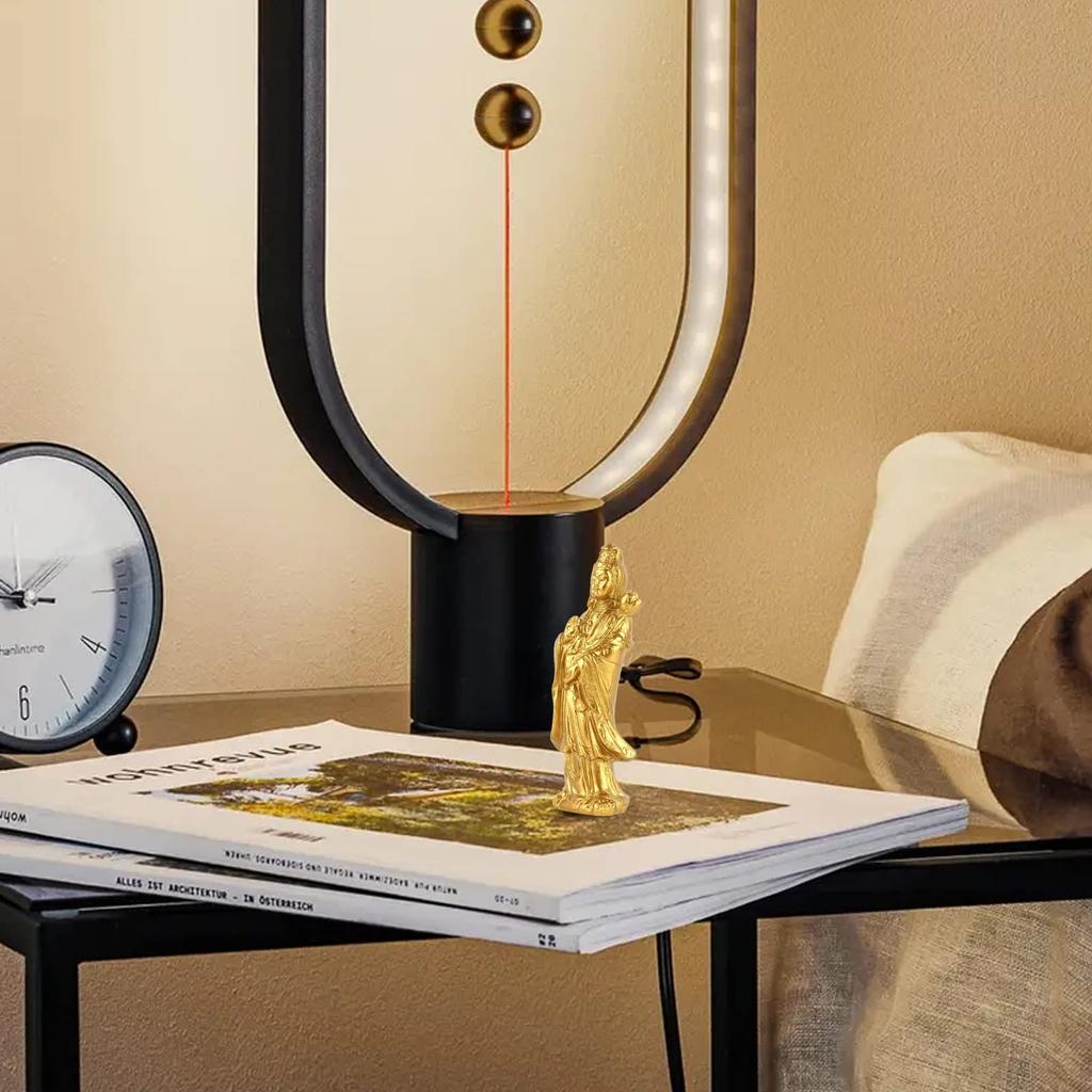 Buddhist statue, Kannon Bodhisattva, Kannon statue, resin ornament, warding off evil, bringing good fortune, prosperity, Buddhist altar, Buddhist