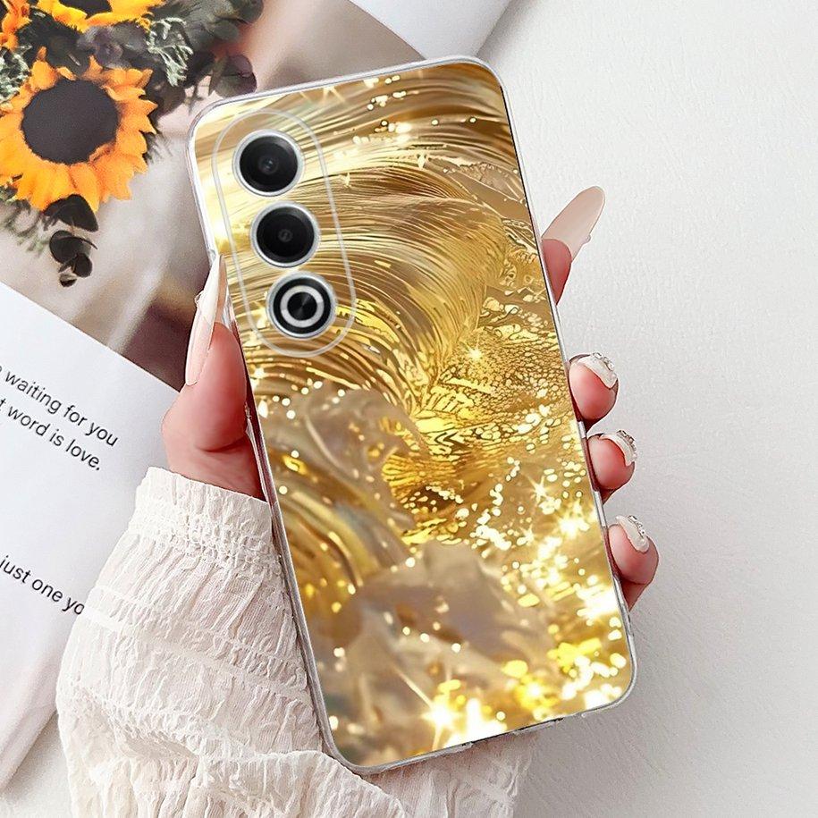 For OPPO K12x A80 Case 2024 New Fashion Love Heart Soft Silicone Back Cover For OPPO A3 Pro 5G CPH2639 A 80 K 12x CPH2667 Bumper