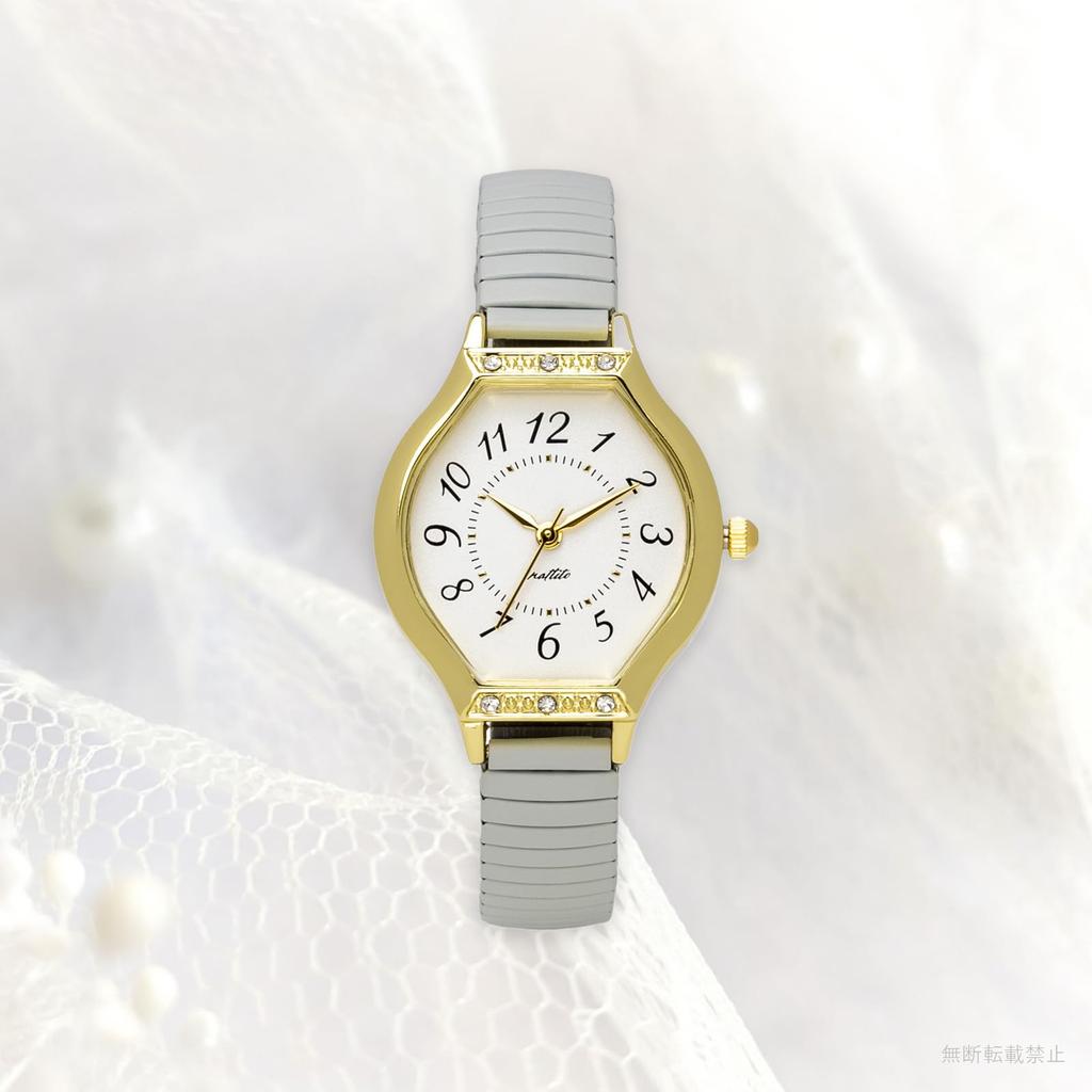 Watch Analog Stainless Steel Band White Ankh White [Fieldwork] Women's YM093-1